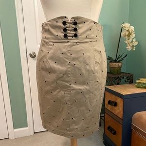 eShakti 1950s Style High-Waisted Pencil Shirt